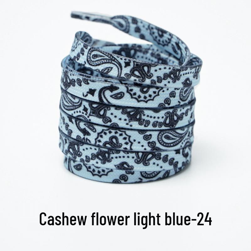 Cashew Flower Shoelaces for Air Force 1, Canvas Shoes, and Dunk Sneakers – Unisex