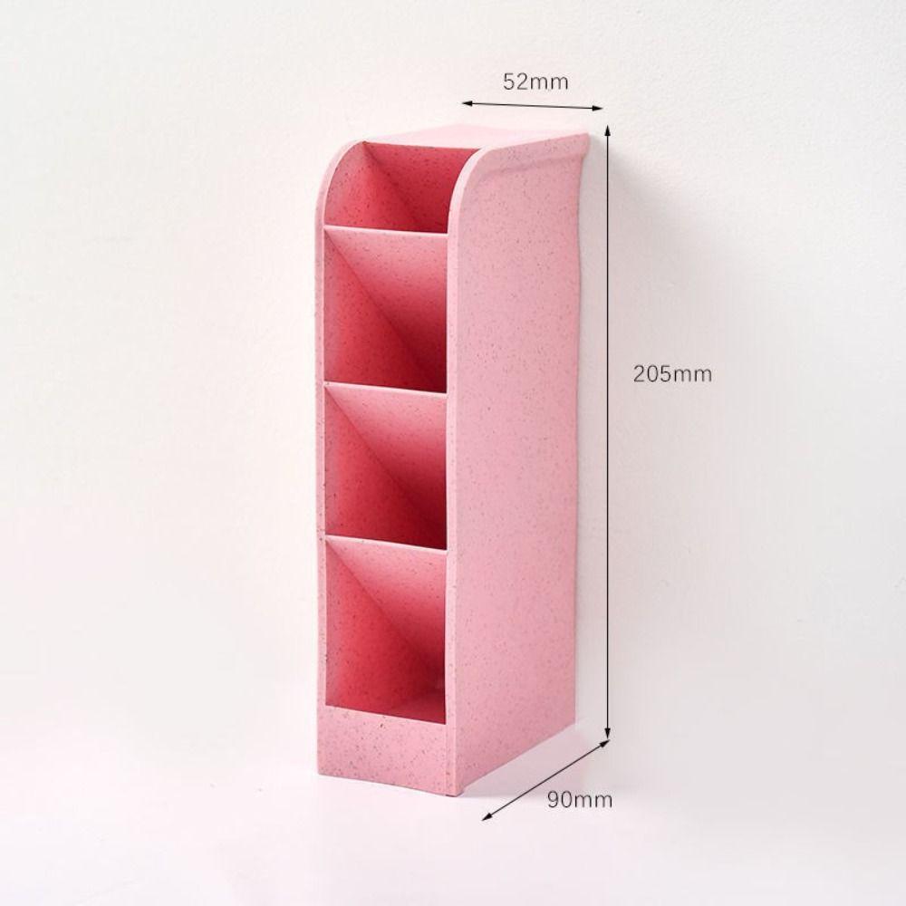 Матовый подставка для ручек Пластиковый настольный органайзер Многофункциональный контейнер для ручек Школа Офис