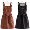 Waterproof Princess Style Apron Breathable Large Pocket Work Uniform Apron Restaurant Barista Floral Cooking Aprons