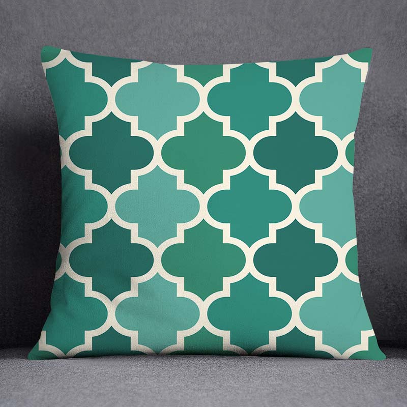 Новый темно-зеленый цветочный узор животного, украшение для дома, наволочка, современный простой квадратный офисный диван, декоративные чехлы для подушек