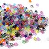 100-200pcs 4/6/8mm Mixed Color Crystal Beads Loose Spaced Flat Abacus Glass Beads For DIY Charms Bracelet Necklace Accessories
