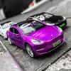 1/32 Tesla Model S, модель автомобиля из сплава, литая под давлением Tesla Model 3, модель X, мини-автомобиль для детей, для мальчиков, коллекционная
