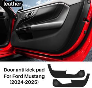 For Ford Mustang S650 2024-2027 Car Door Anti-Kick Protective Pad Protector Mats Cover Sticker Auto Interior Accessories