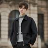 Мужская двусторонняя шерстяная куртка Ruffian Handsome, короткая повседневная шерстяная куртка из кашемира, мужская одежда на осень и зиму