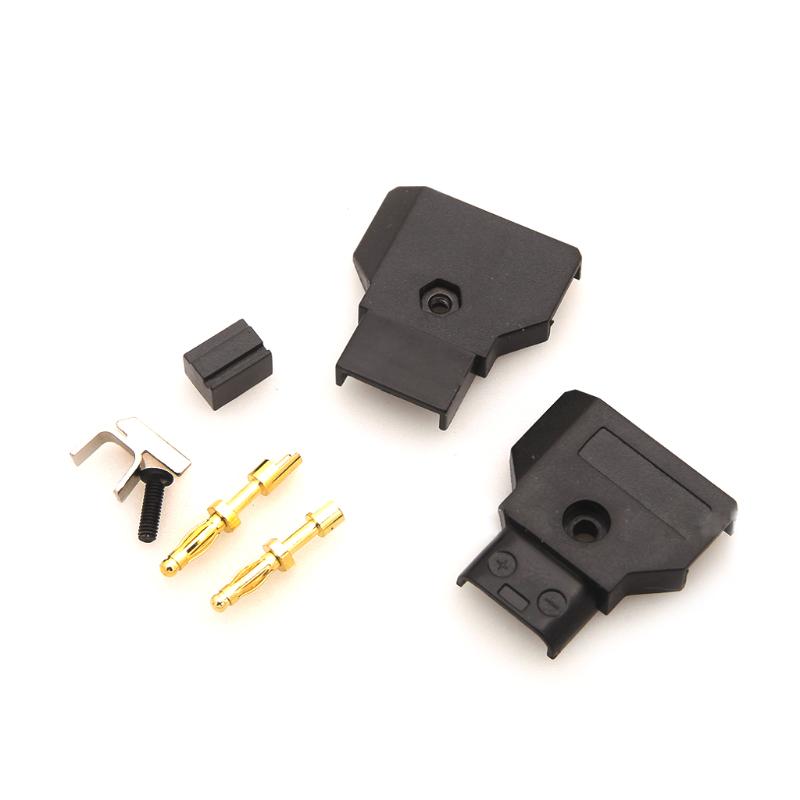 5pcs ABS DTAP D-Tap Plug DIY for DSLR Rig power cable V-mount Anton C Battery Male Plug Drop Ship