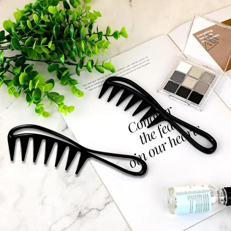 1pcs Hair comb with wide teeth Shun hair hair hair removal comb suitable dry wet hair suitable Brush Barber Salon Styling Tools