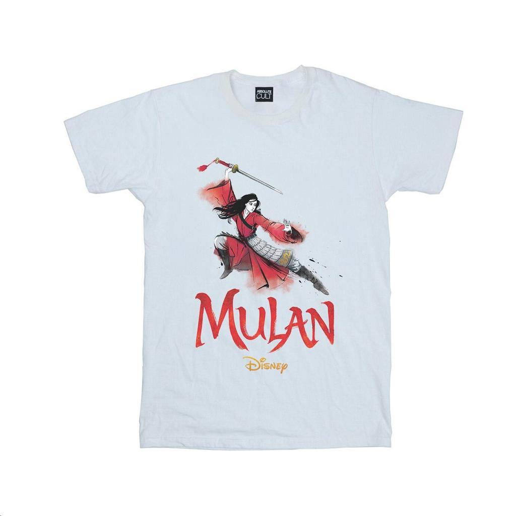 Disney Мужская футболка «Мулан в позе фильма»