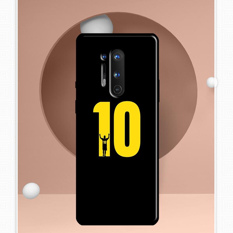 Football Number 10 Case For OnePlus 11 10 9 Pro 8T 9RT 10T Ace OnePlus Nord N10 N100 N20 2T CE 2 Lite Cover