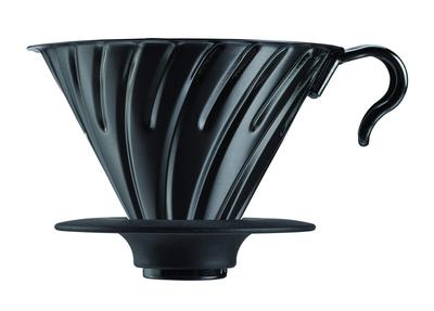 V60 Металлическая капельница для кофе Кофейная капельница на 1–4 чашки, матовая черная VDM-02-MB