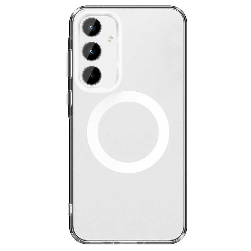 Для Samsung Galaxy A55 Магнитный чехол для телефона Magsafe Для Samsung Galaxy A55 ТПУ Противоударный Конфетный цвет Беспроводная зарядка Чехол