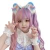 Cosplay Headpiece Beast Wolf Hair Hoop Cartoon Kitten Hair Styling for Halloween Headband Cartoon Kitten Animal Carnivals