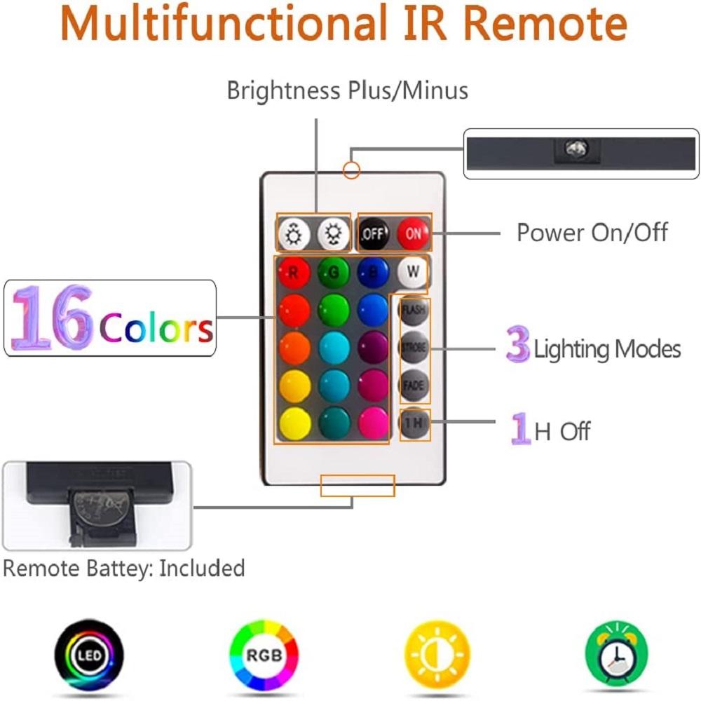 5W Sunset Lamp Projector RGB LED Night Light w/ Tr For Bedroom Holiday Decor