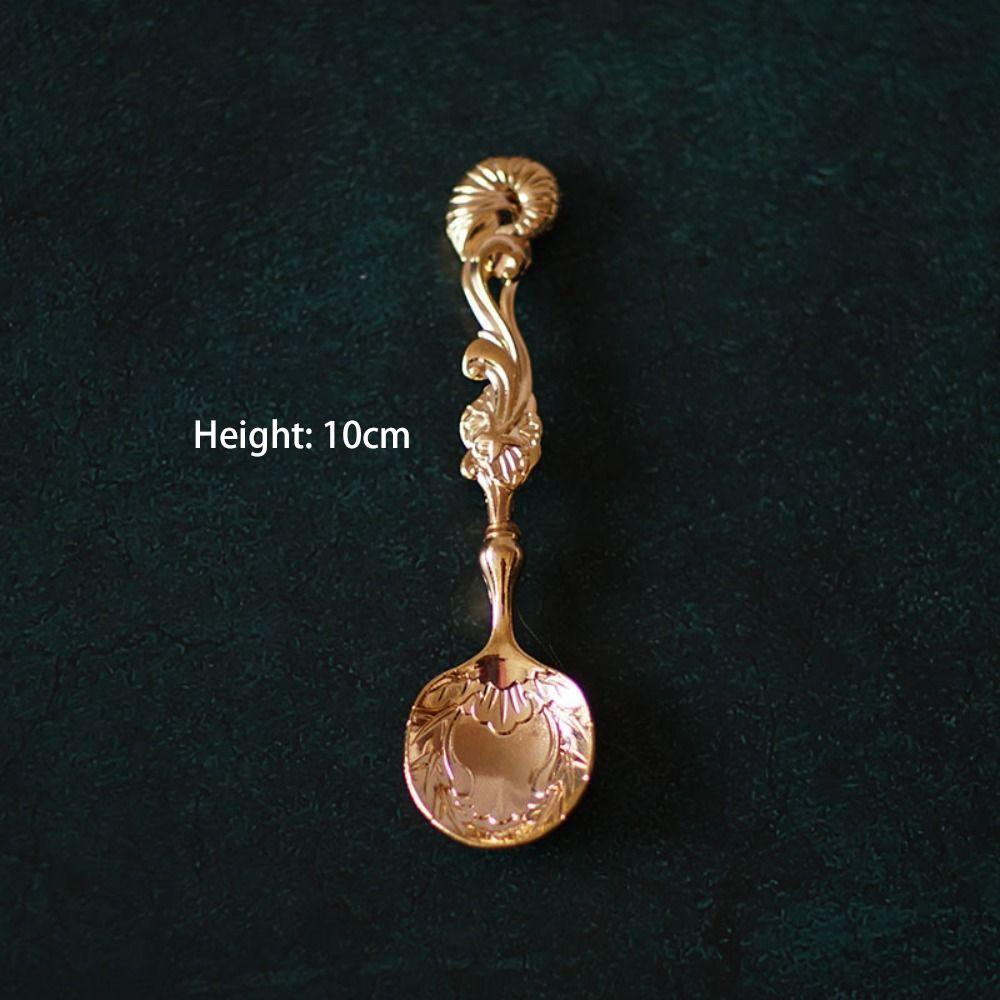 Посуда в королевском стиле Цинк Цинковый сплав Кухонные принадлежности Ложка для сахара Чайная ложка Кофейная ложка Десертная ложка