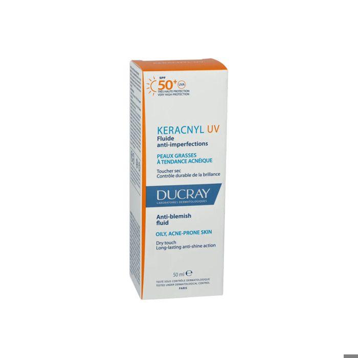 Ducray Keracnyl UV spf50+ fluide anti-imperfections 50ml