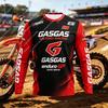 GASGAS Motorcycle Racing Motocross T-shirt Quick-drying Bicycle off-road clothing Man Long Sleeve Top Bicycle riding suit