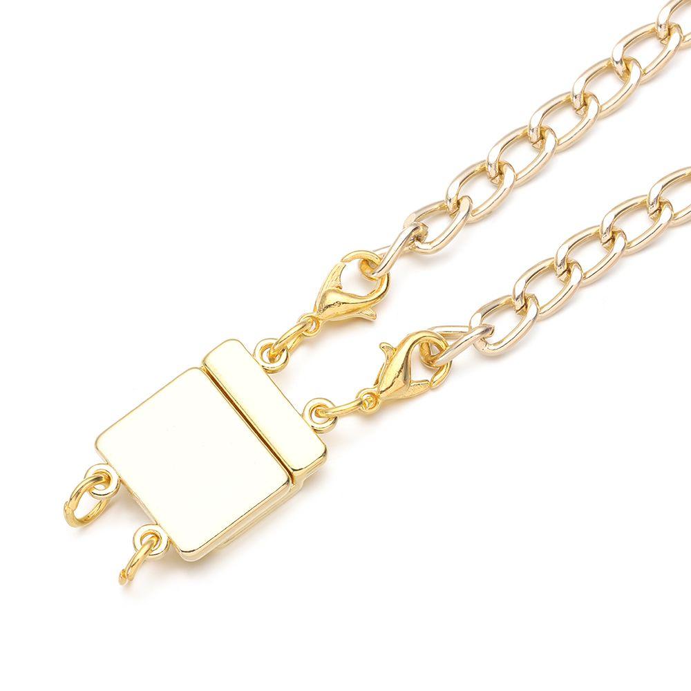 Застежки-нити для многослойного браслета, магнитный соединитель для ожерелья, многослойная магнитная застежка для ожерелья