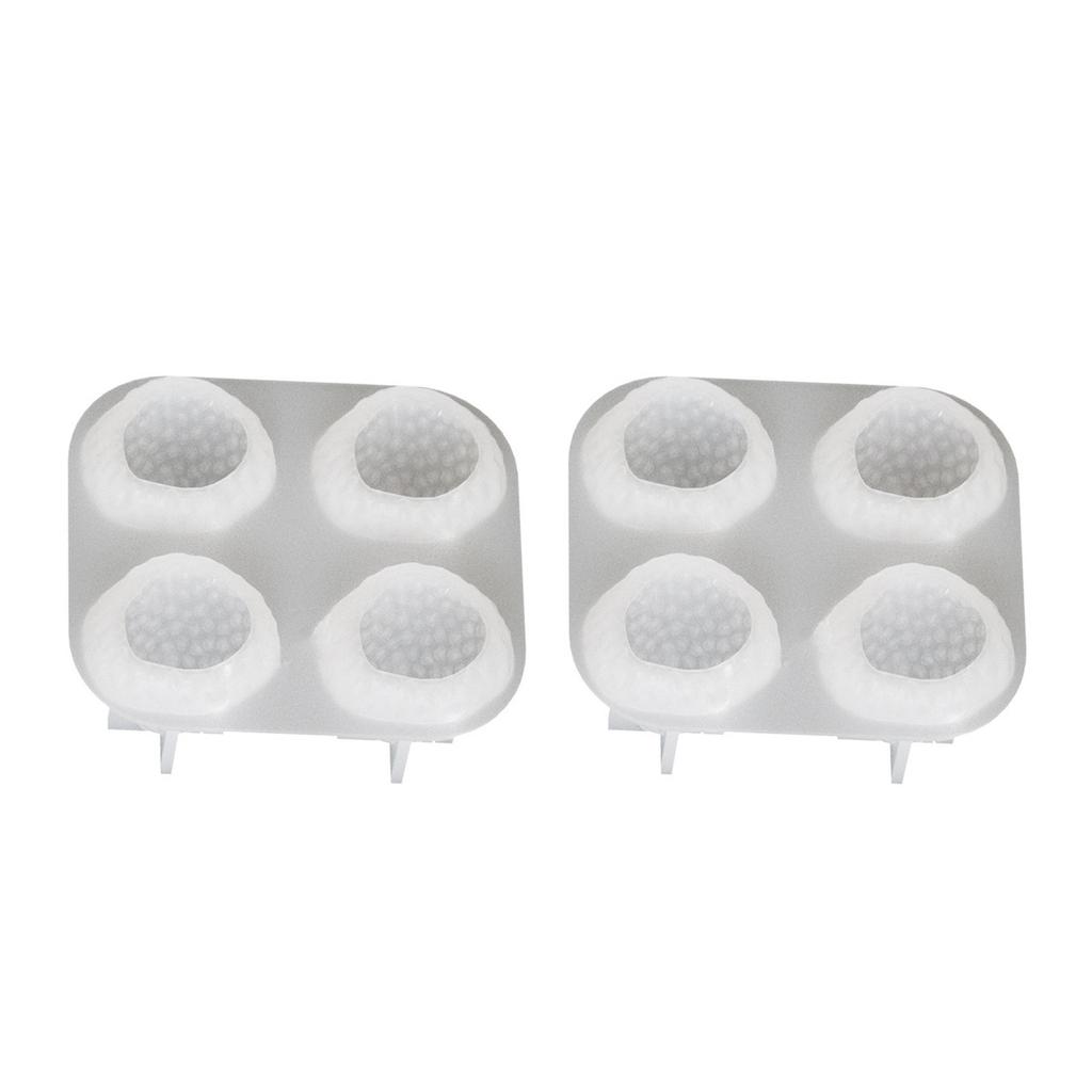 Клубничные силиконовые формы для свечей 4 ячейки Силиконовые формы Силиконовые формы для эпоксидной смолы для свечей Мыла Гипсового декора