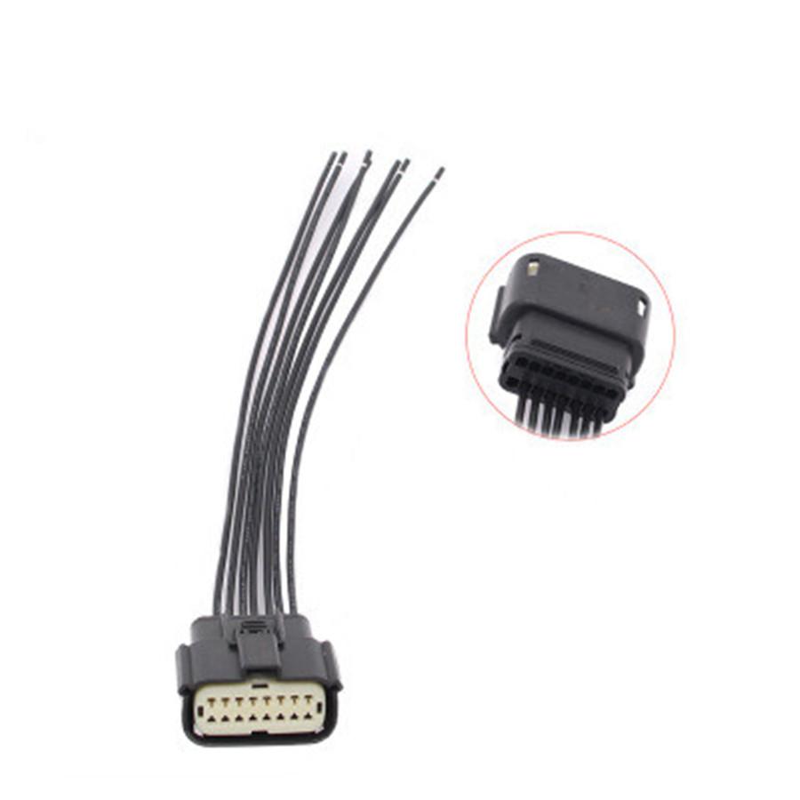 16-контактный 7-проводной светодиодный разъем фары, жгут проводов для пигтейла для грузовика Ford F150 15-17