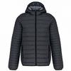 Mens Hooded Marl Lightweight Padded Jacket