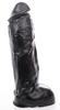 Zac M Dildo 19 X 6.5 Cm Black - Hung System - Vac U Lock