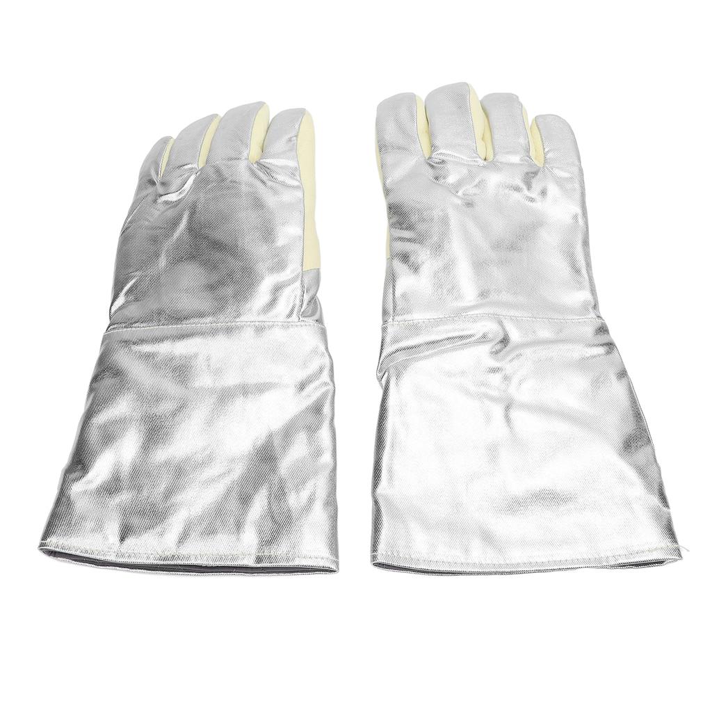 Перчатки термостойкие 500℃ противоожоговые износостойкие перчатки с усиленным большим пальцем для сталелитейных заводов Fo