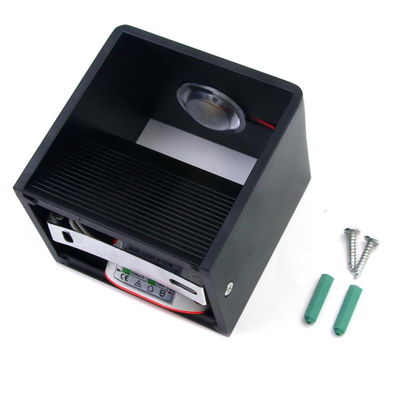 Led Square Wall Lamp Bedroom Bedside Light With Remote Control For Living Room Bedroom Corridor