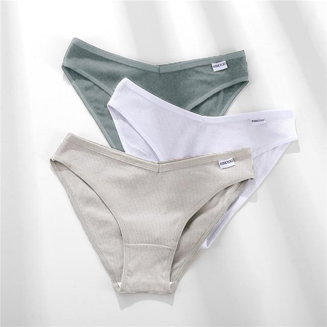 FINETOO Модные трусики с V-образной талией, женские хлопковые трусы M-4XL, нижнее белье больших размеров, женские удобные трусы, женские трусики, нижнее белье