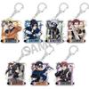 Anime Naruto Acrylic Keychain Accessaries Uzumaki Naruto Cartoon Keyring