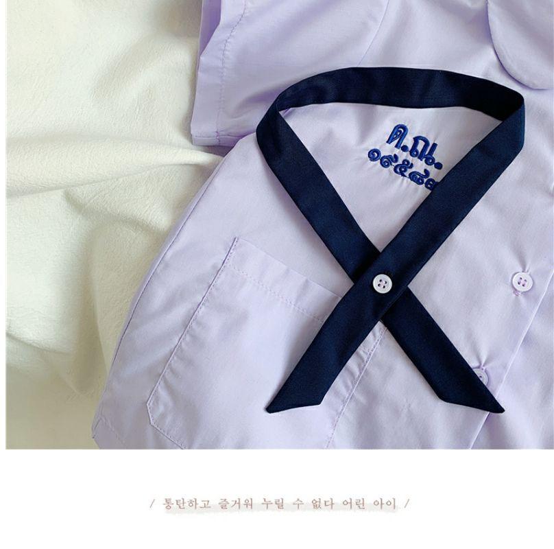 Детская школьная форма в тайском стиле - Мужская и женская студенческая форма JK - Наряд для выпускного из детского сада и начальной школы