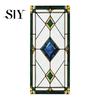 Light Filtering Window Film Geometric Privacy Retro Stained Glass Pattern Static Cling Bedroom Frosted Removable Waterproof for Bathroom Kitchen