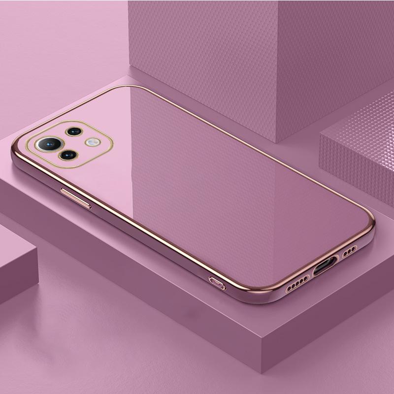 Мягкий чехол из ТПУ с 6D покрытием для Xiaomi Mi 13 14 11 12 Lite NE 13T 12T 11T 12X 11i 10 10T Poco M4 X5 X4 Pro X3 F3 GT роскошный силиконовый чехол-бампер