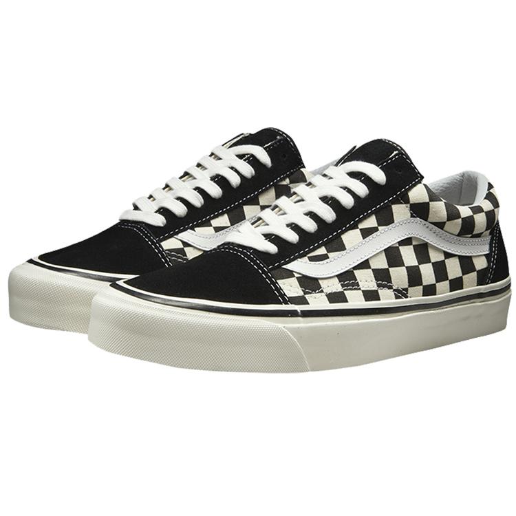 Vans Old Skool 36 DX Anaheim Lightweight Low top Skateboard Shoes Unisex Black White (Unisex) Skate Shoes VN0A38G2OAK