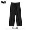 Baleno Men's S&K Waffle Wide-Leg Casual Pants