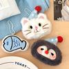 Penguin Plush Toy Keychain Fluffy Soft Stuffed 1Pc for Girls Bag Pendant Backpack Car Keychain Holder