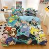 NEW Japanese Anime Hatsune Miku Bedding Set 3D Print Kawaii girls Duvet Cover Set Bed Set Aldult Kid Bedroom Single Twin Full