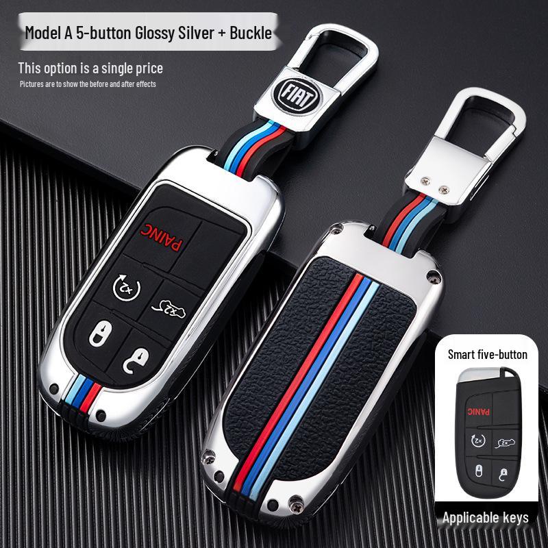 Чехол для ключа GAC Fiat Viaggio/Ottimo с металлической оболочкой и защитной пряжкой