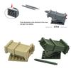 3 шт. Строительные блоки Второй мировой войны Армейский Солдат Военное Оружие Немецкое Оборудование Ракетная Пушка Противотанковая Ракета Ракета Тяжелый Пулемет Игрушки