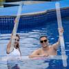 Portable Inflatable Swim Stick High Buoyancy Pool Buoyancy Stick PVC Pool Float Stick  Children