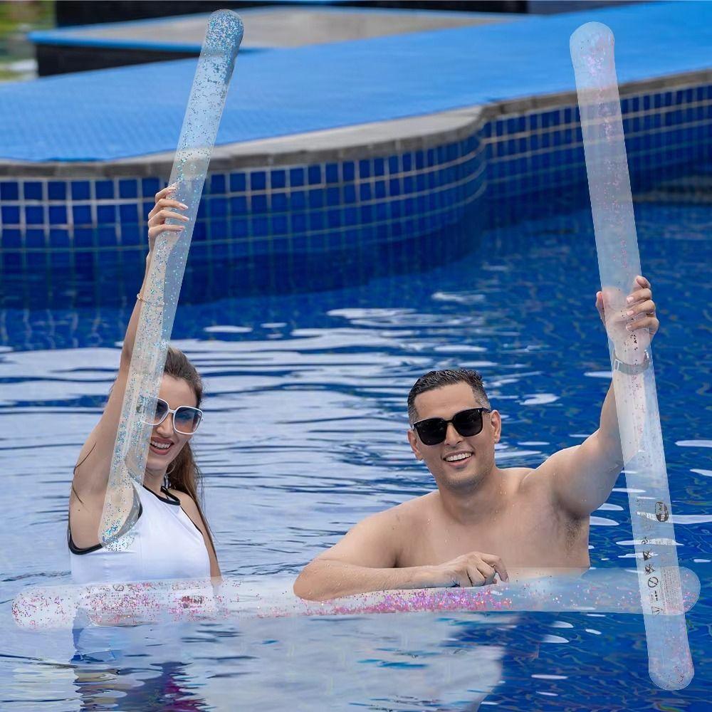 Portable Inflatable Swim Stick High Buoyancy Pool Buoyancy Stick PVC Pool Float Stick Children