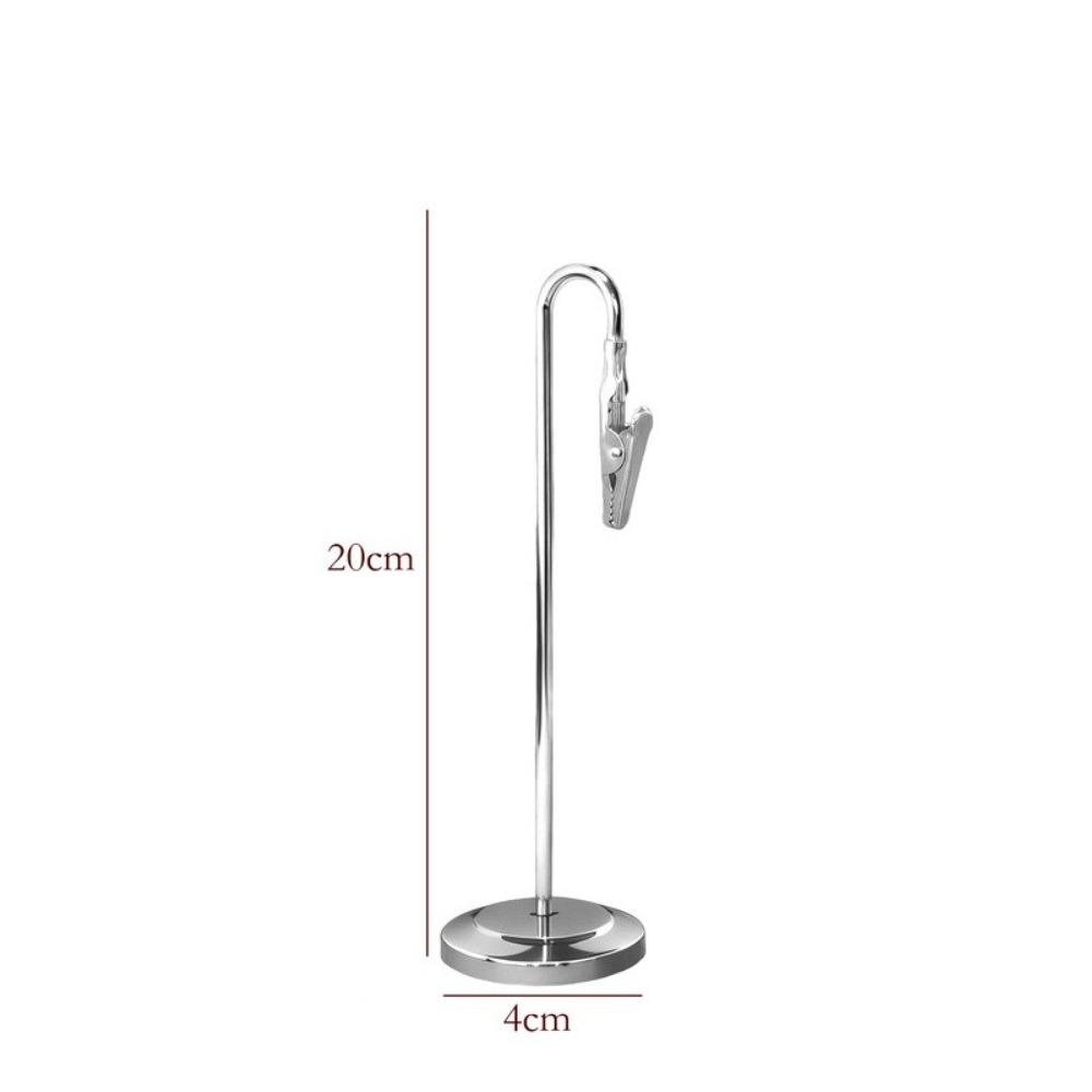 Sturdy Construction Memo Clip Holder Metallic Photo Clip Stand Wedding Supplies