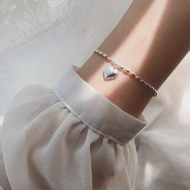 Браслет-подвеска из стерлингового серебра 925 пробы с кисточками и звездами, элегантный браслет для женщин и девочек, вечерние свадебные украшения A009