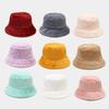 Minimalist Faux Rabbit Fur Fisherman Bucket Hat - Autumn/Winter Outdoor Warm Plush Design