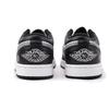 Jordan Air Jordan 1 Нескользящие Устойчивые к истиранию Низкие Винтажные Баскетбольные Кроссовки Мужские Черные Белые Серые 553558-132(Команда59-)
