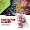 BHBL 5D DIY Цветы Полный Квадратный Алмаз Мозаика Алмазная Вышивка Сад Роз Декор