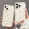 INS Красная Вишня Цветочный Чехол для Samsung Galaxy S25 S24 Ultra 5G S22 S23 Plus FE A56 A16 A15 A55 A36 A26 A54 A35 A14 A34 A53 Чехол