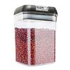 Kitchen Dry Food Dispenser Moisture Proof & Dust-proof Transparent Rice Grain Storage Container Large Capacity Sealed Storage Tank for Flour