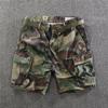 Men's Camouflage Cargo Shorts: Mid-Length Military-Style, Multi-Pocket Outdoor Casual Wear
