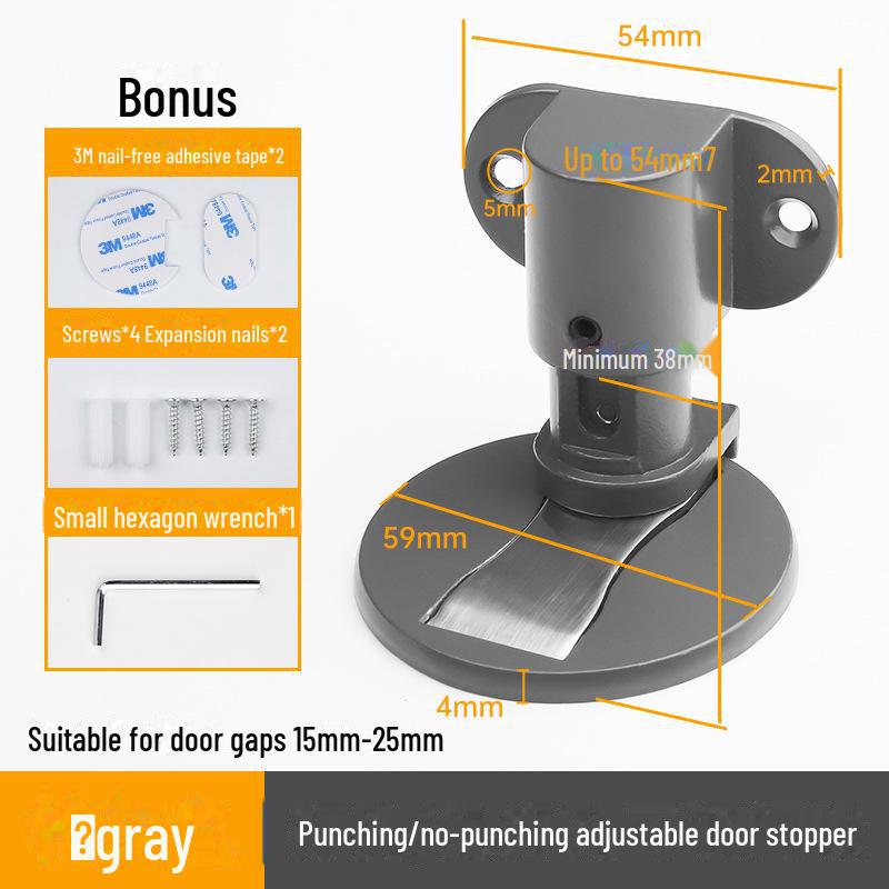 Магнитный напольный дверной упор: Без ударов, с защитой от столкновений, бесшумный, невидимый, настенное крепление.