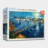 1000 Piece Jigsaw Puzzle - Moonlight Over Manhattan