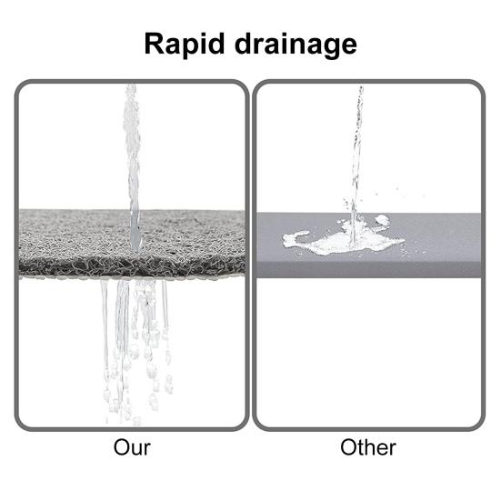 Нескользящий коврик для ванны Быстросохнущий коврик для мытья ног Супер впитывающий материал, приятный для кожи Износостойкий коврик для душа в ванной комнате Аксессуары